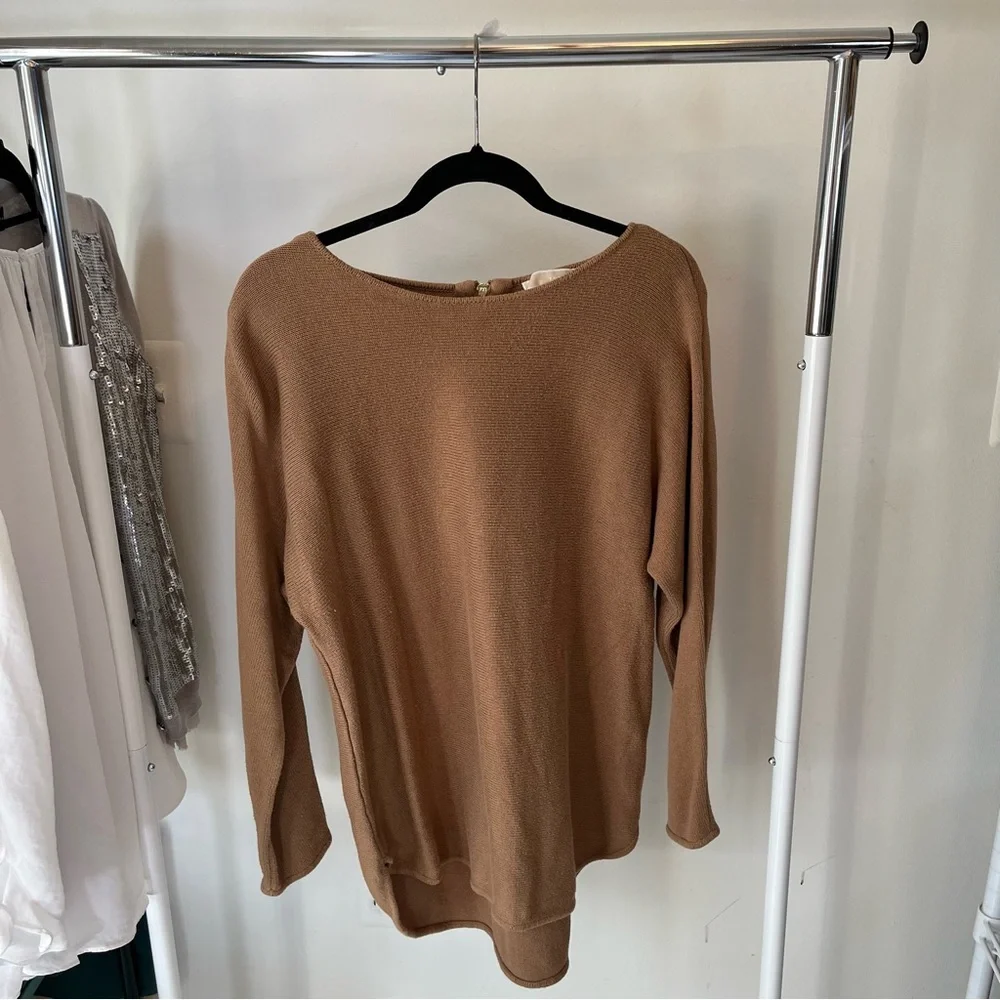 (4) Plus Size Professional Sequin Embellished Gray Blouse Beige  Sweater Office - Picture 5 of 16